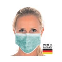 Franz Mensch Verpakking van 50 medische maskers type II »HYGOSTAR« groen 3-laags