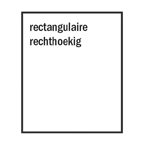 Bureaustoelmat ,116x150 cm rechthoek, voor laagpolige vloerbedekking
