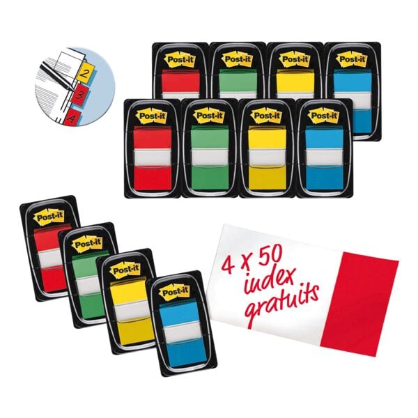 12-delige indexstrokenset »Index« 43,2 x 25,4 mm