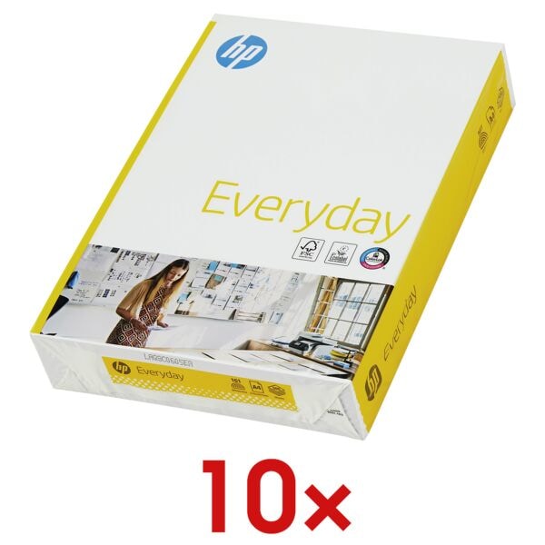 10 pakken multifunctioneel printerpapier »HP Everyday«
