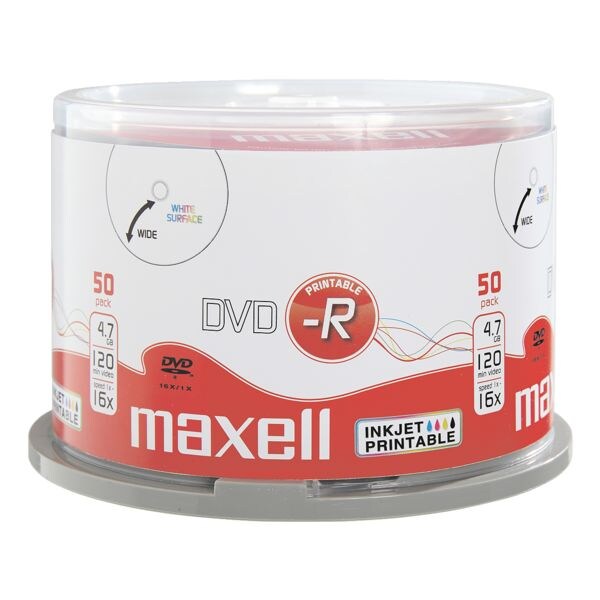 DVD's »DVD-R printable« bedrukbaar met inkjet