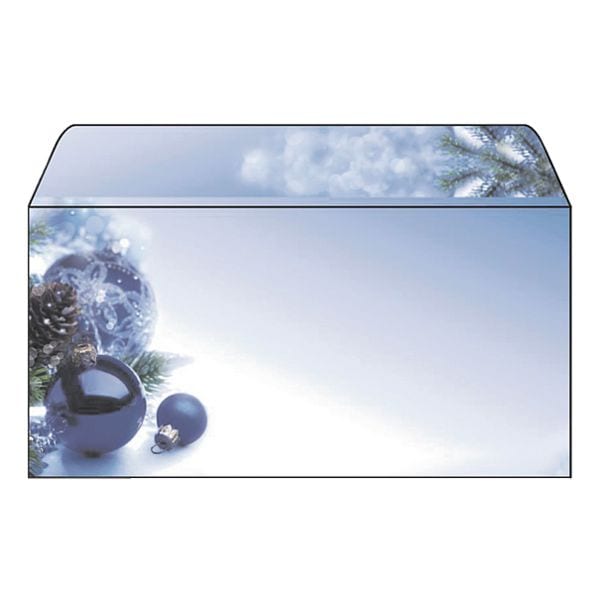Kerstenveloppen »Blue Harmony« - 50 stuks
