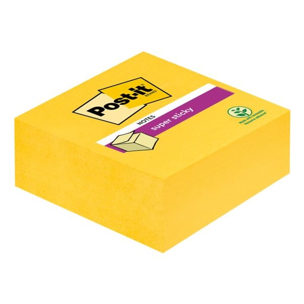 Kubus herkleefbare notes »Notes« ultrageel 76x76 mm 270 blaadjes
