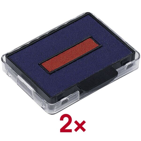Vervang stempelkussen »6/50/2 blauw/rood«