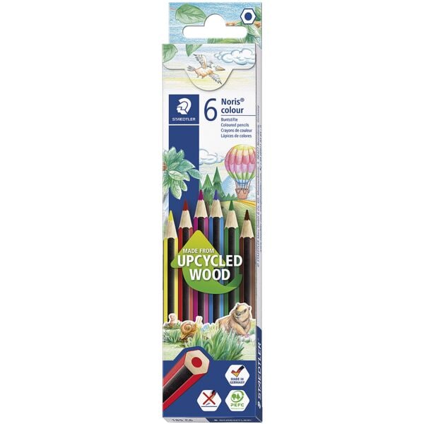 Pak van 6 kleurpotloden »Noris Colour«