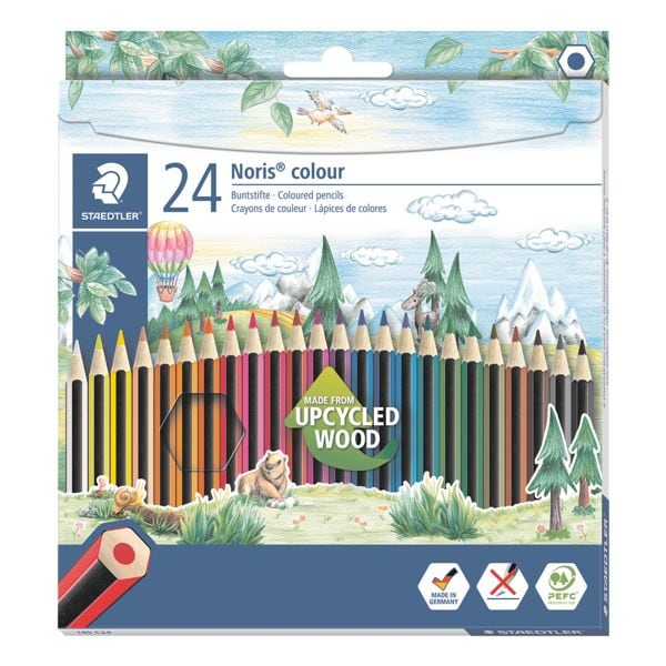 Pak met 24 kleurpotloden »Noris Colour«