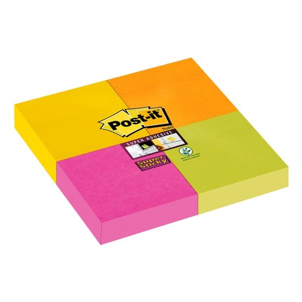 Blok herkleefbare notes »Notes« 48 x 48 mm, 4 stuks