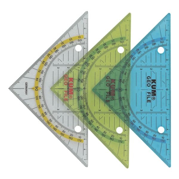 Geodriehoek 14 cm