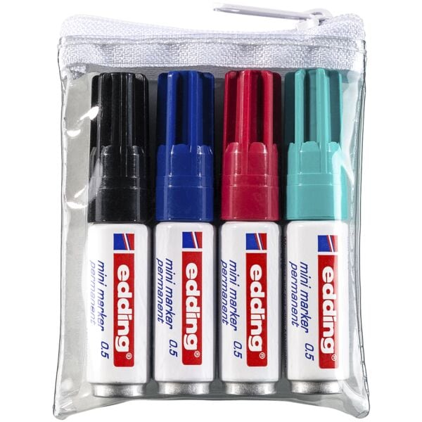 Set van 4 permanente markers »mini marker 0.5«