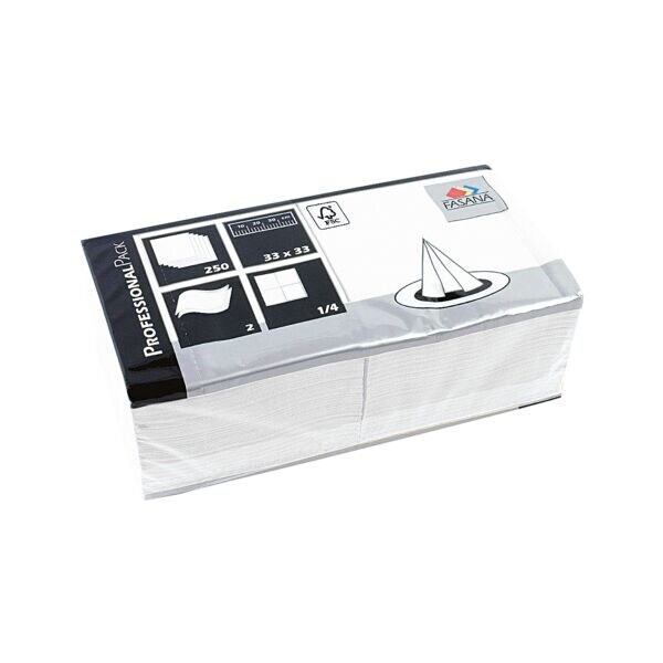 250 servetten 2-laags 33x33 cm »Profiline«