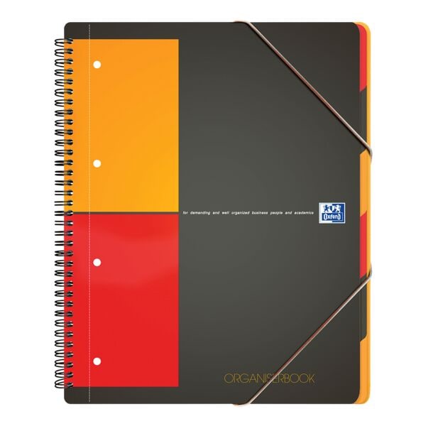 Internationaal Organiserbook A4+ geruit, ECF-Papier