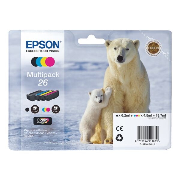 Set inktpatronen »T261640« Nr. 26
