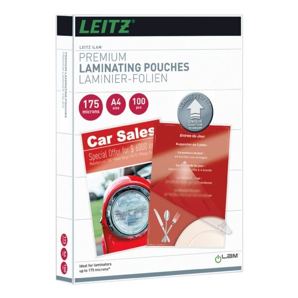 Lamineerhoesjes iLAM Pouch A4 100 stuks 175 mic