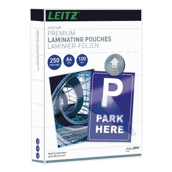 Lamineerhoesjes iLAM Pouch A4 100 stuks 250 mic
