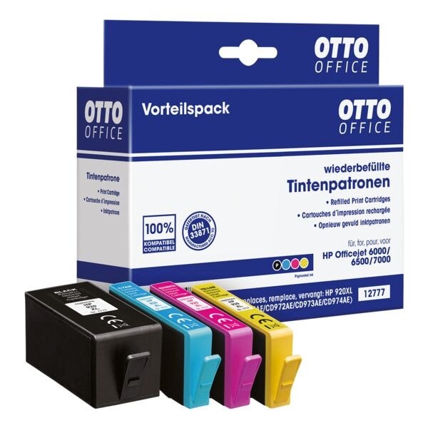 Set inktpatronen vervangt Hewlett Packards »CH081A« Nr. 920XL