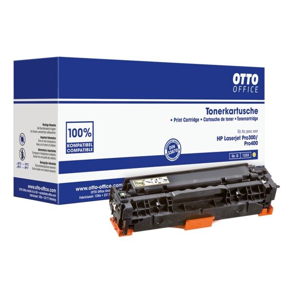 Toner vervangt HP »CE412A« 305A geel