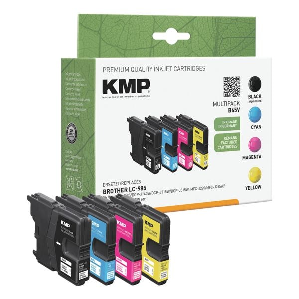 Inktpatronenset vervangt Brother »LC-985BK/C/M/YY«