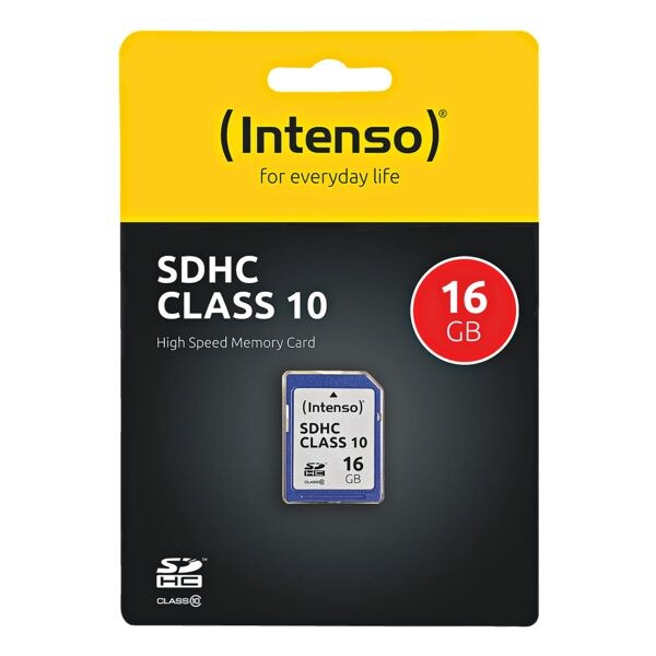 SDHC-geheugenkaart »Intenso Class10 16GB«
