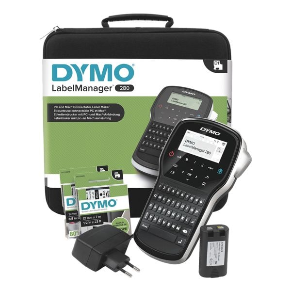 Etiketteerapparaat »LM 280« labelprinter in een kofferset