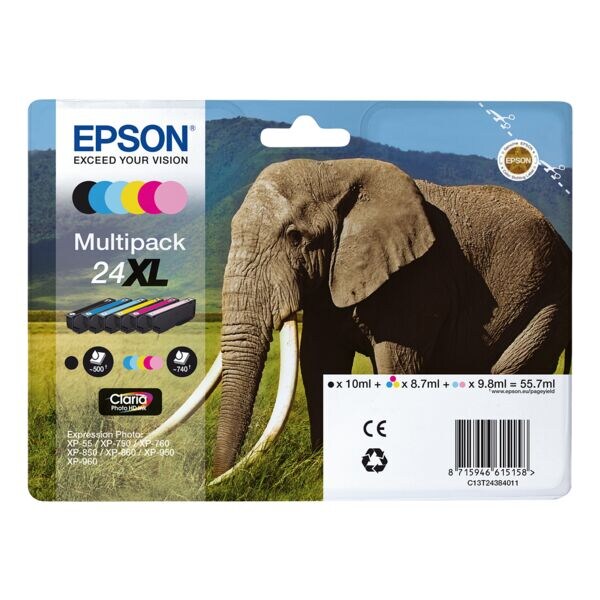 Set inktpatronen »T24384010« Nr. 24XL