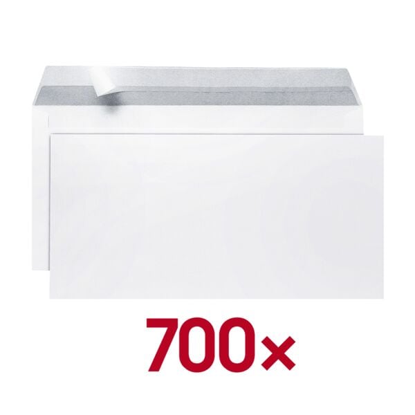 Enveloppen »Miniboxen« DL zonder venster met zelfklevende flap met beschermstrip