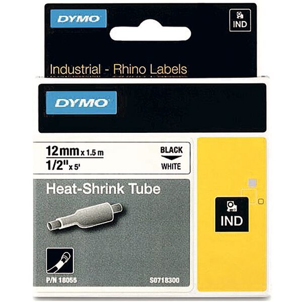 Krimpkous /labeltape »18055« 12 mm x 1,5 m