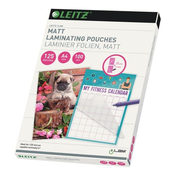 Lamineerfolies A4 100 stuks 125 mic »mat«