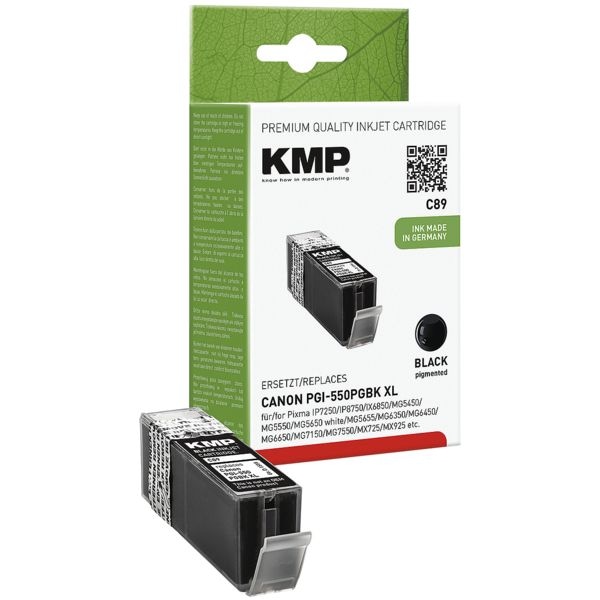 Inktpatroon vervang Canon »PGI-550 PGBK XL«
