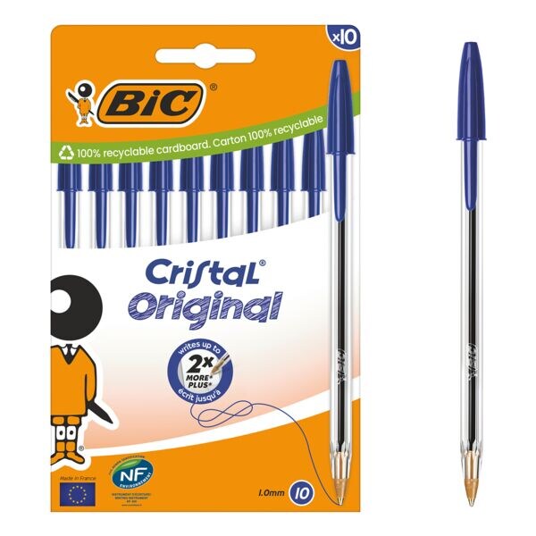 Pak met 10 balpennen »Cristal Original«