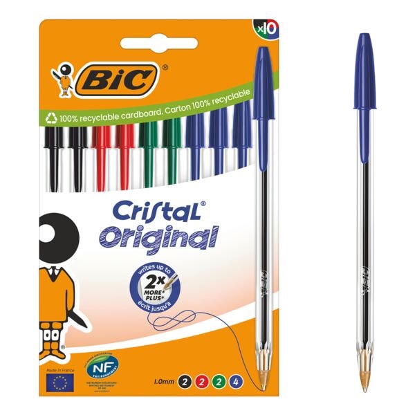 Pak met 10 balpennen »Cristal Original«