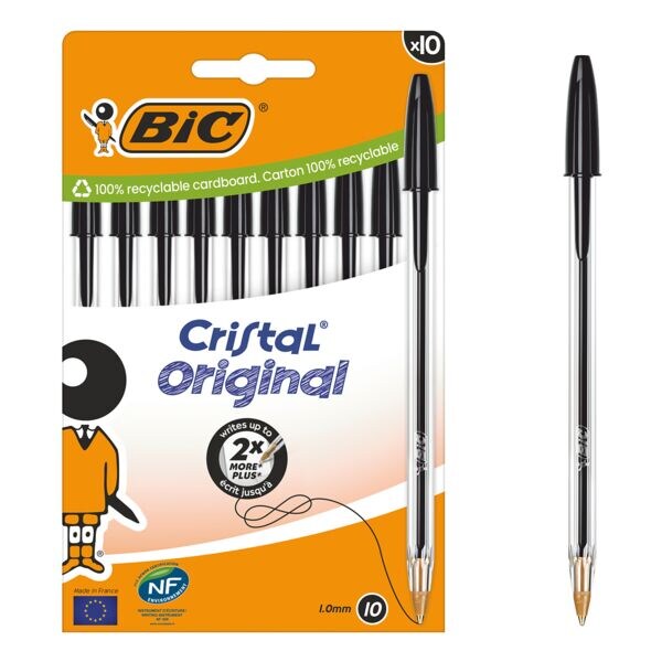 Pak met 10 balpennen »Cristal Original«