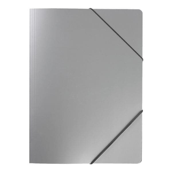 Map met hoekelastieken A4 »Black&Silver«