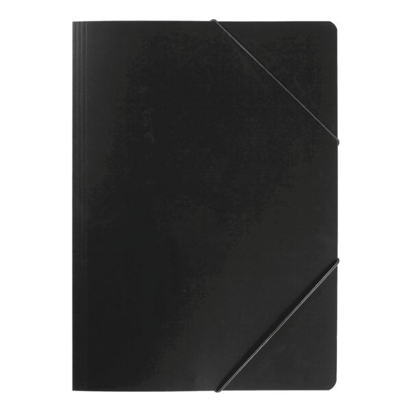 Map met hoekelastieken A4 »Black&Silver«