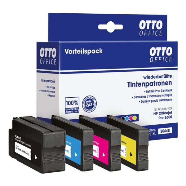 Inktcartridgeset vervangt Hewlett Packard »C2P43AE« nr. 950 (XL)/951 (XL)