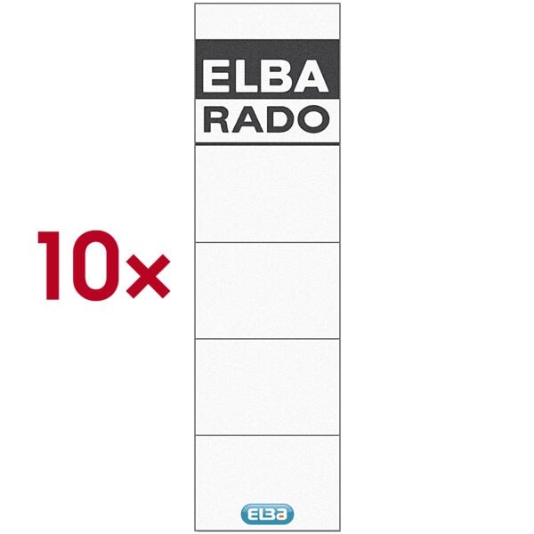 Rugetiketten »rado-plast« 100420960 om in te steken