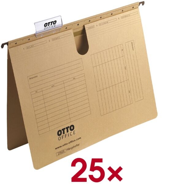 Hangmappen met hechtsysteem - 25 stuks