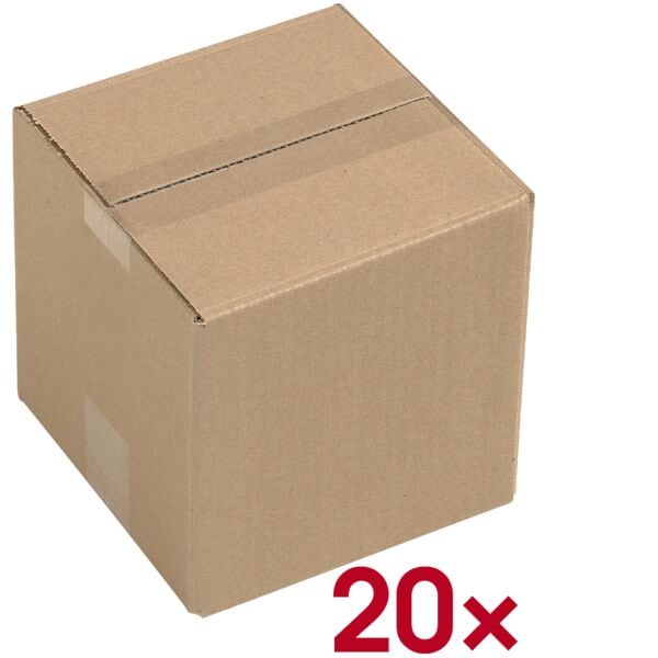 20 verzenddozen kubusvorm 1.5 liter 114/114/114 mm