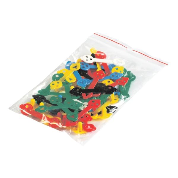100 Plastic gripzakjes met druksluiting 120x170 mm 50mic