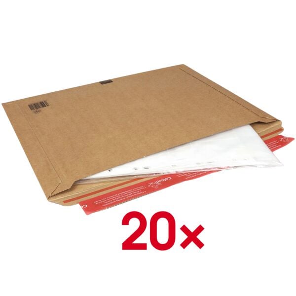 20 zak-enveloppen speciaal formaat zonder venster