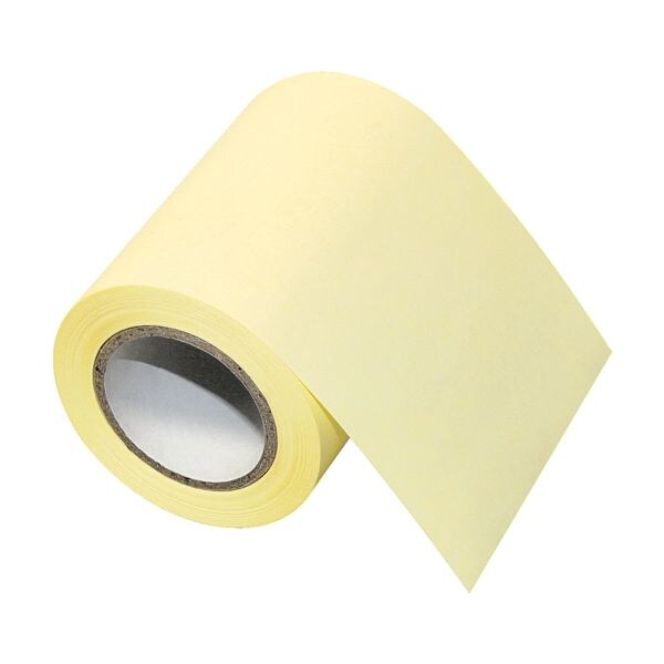 Herkleefbare notes »Roll Notes« 60 mm x 10 m, pastelgeel