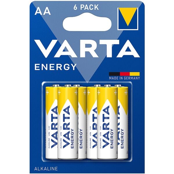Pakket van 6 batterijen »Energy« mignon / AA / LR06