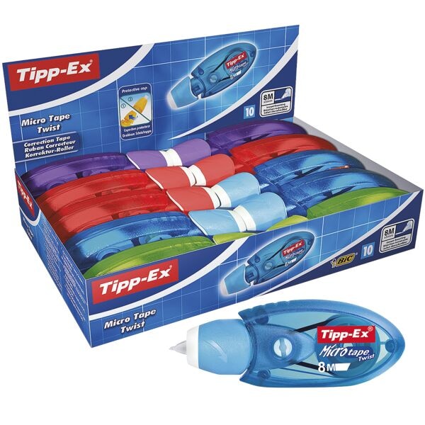 Pak met 10 wegwerp correctierollers »Micro Tape Twist«