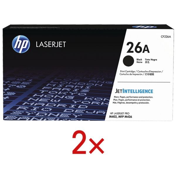 2x inktcartridge »HP CF226A« 26A
