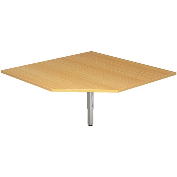 Verbindingsblad »R-Line« trapezium incl. steunvoet in zilver