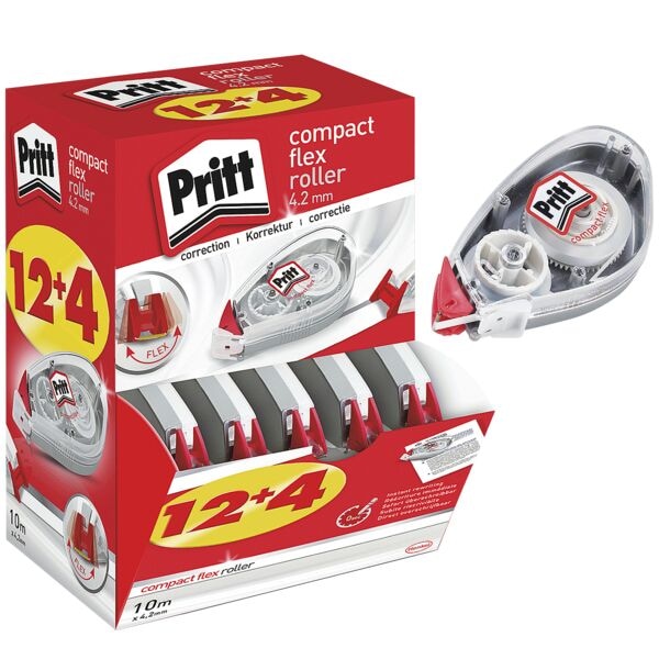 Pak met 16 wegwerp correctierollers »Compact Flex«