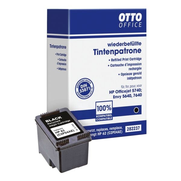 Inktpatroon vervangt Hewlett Packards »C2P04A« (Nr. 62)