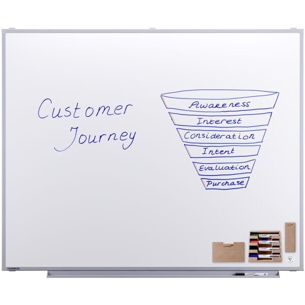 Whiteboard »PROFESSIONAL« 7-100073 geëmailleerd, ultralicht, 150 x 120 cm