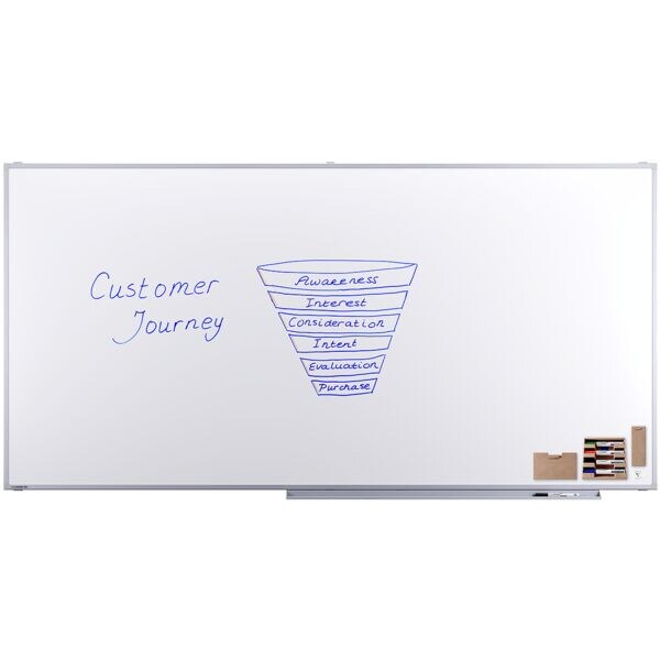 Whiteboard »PROFESSIONAL« 7-100076 geëmailleerd, ultralicht 240 x 120 cm