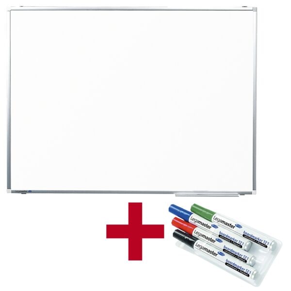 Actie: Whiteboard »PREMIUM PLUS« 7-P101054 geëmailleerd, 120 x 90 cm + GRATIS 4
