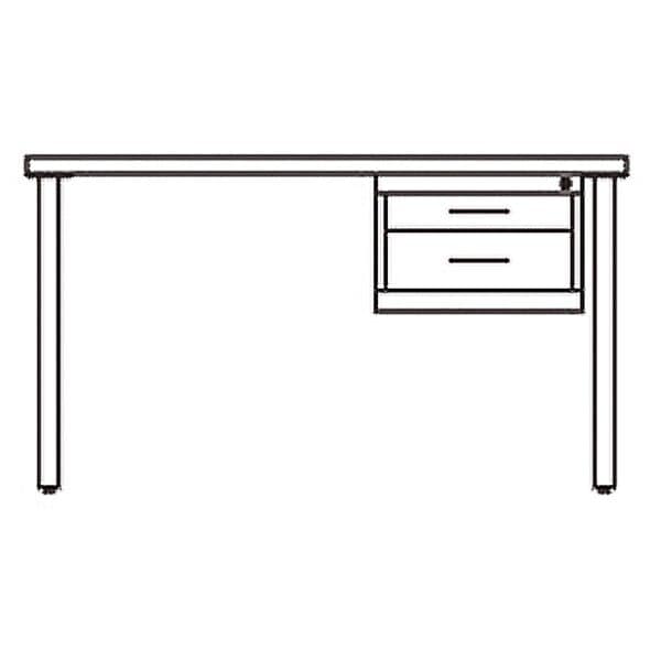 Werkbank met ladeblok - 100 cm breed